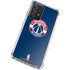 NBA Washington Wizards Blue Distressed Galaxy A72 5G Clear Case